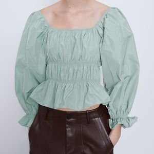 NEW ZARA STRETCH TOP